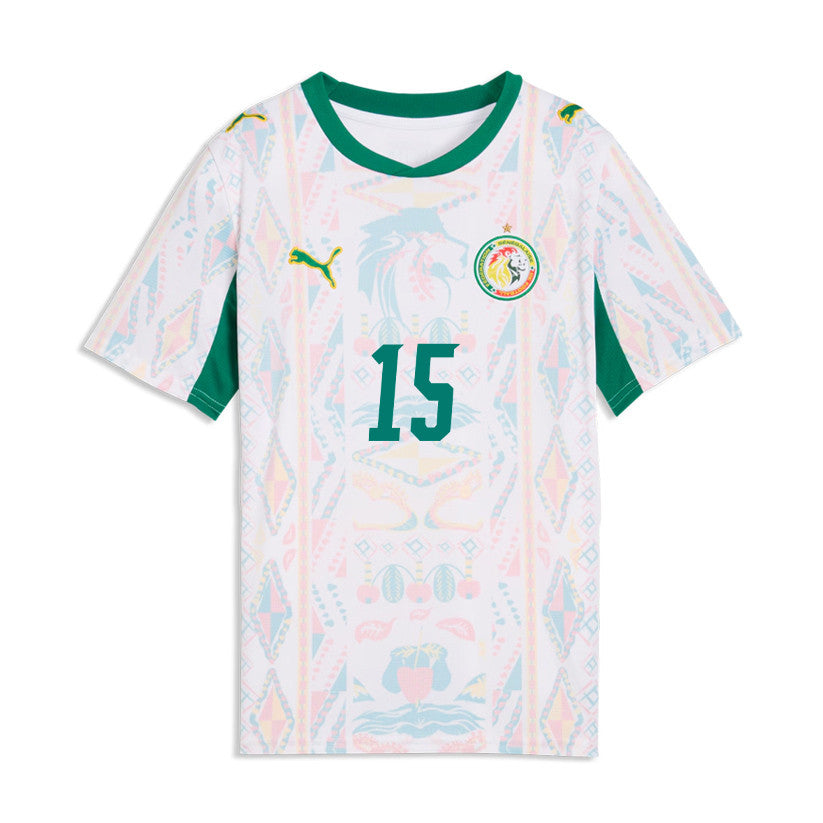 Krépin Diatta 15 Youth Senegal National Team 2026 Home Jersey - White
