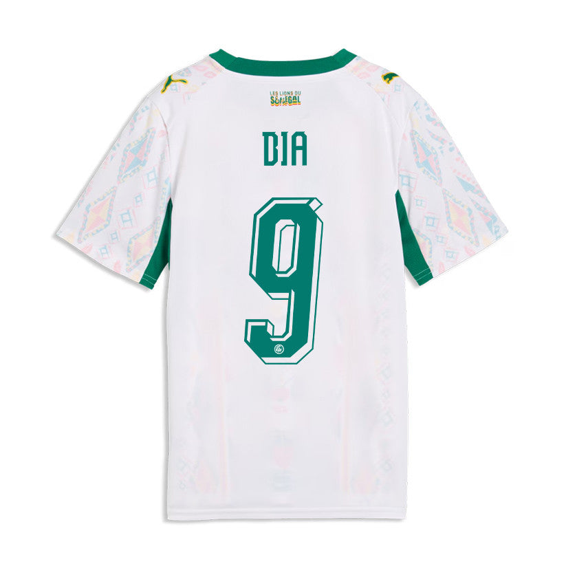 Boulaye Dia 9 Youth Senegal National Team 2026 Home Jersey - White