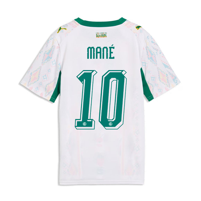 Sadio Mané 10 Youth Senegal National Team 2026 Home Jersey - White