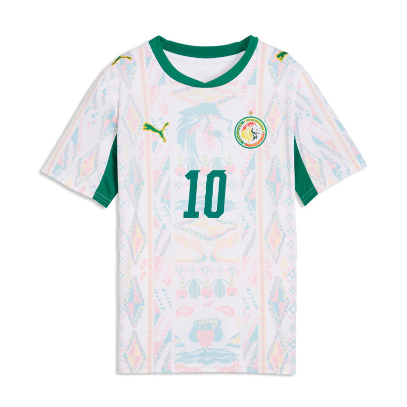 Sadio Mané 10 Youth Senegal National Team 2026 Home Jersey - White