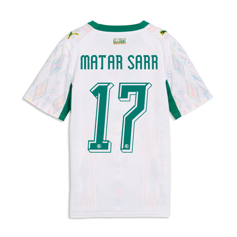 Ismaïla Sarr 18 Youth Senegal National Team 2026 Home Jersey - White