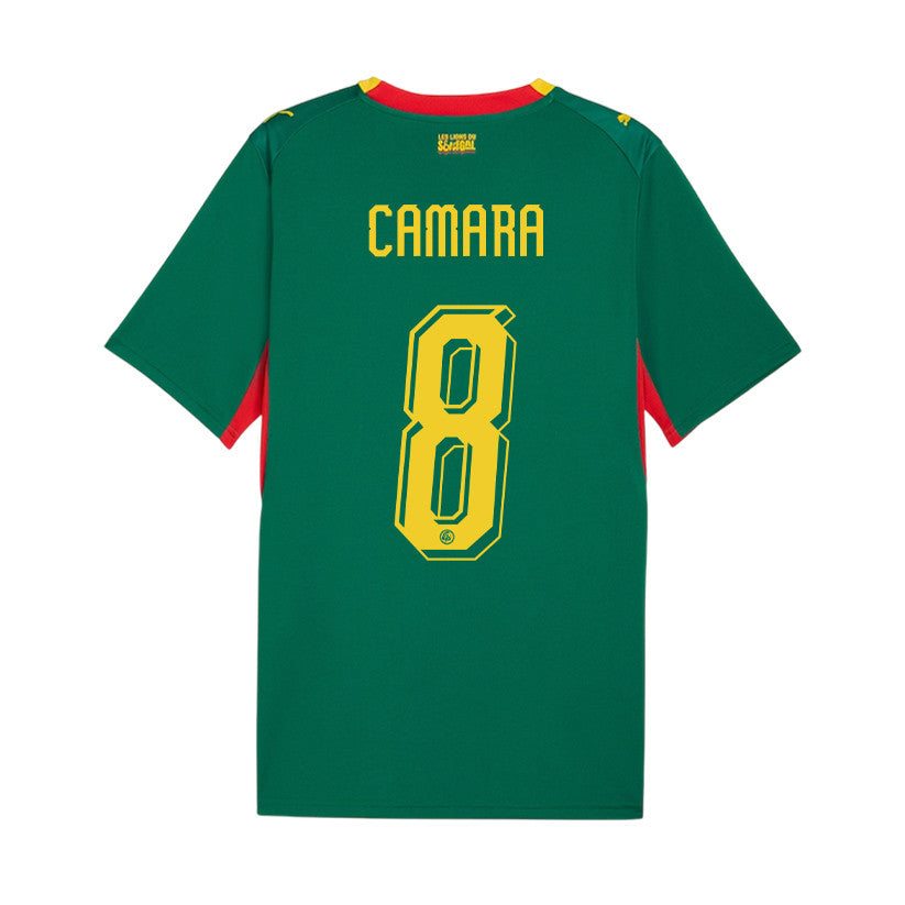 Lamine Camara 8 Youth Senegal National Team 2026 Away Jersey - Green