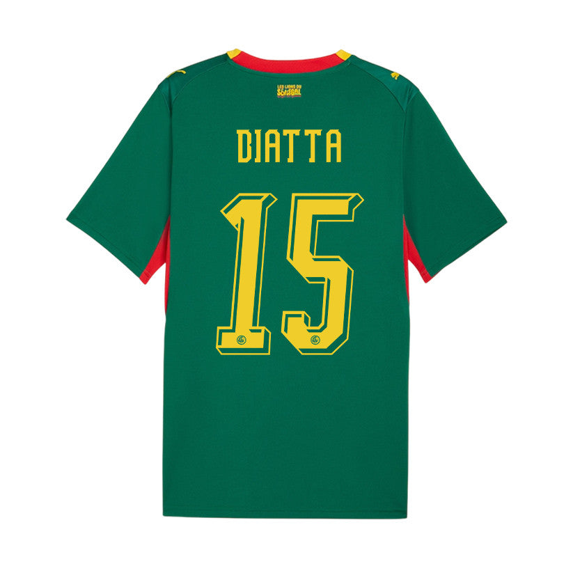 Krépin Diatta 15 Youth Senegal National Team 2026 Away Jersey - Green
