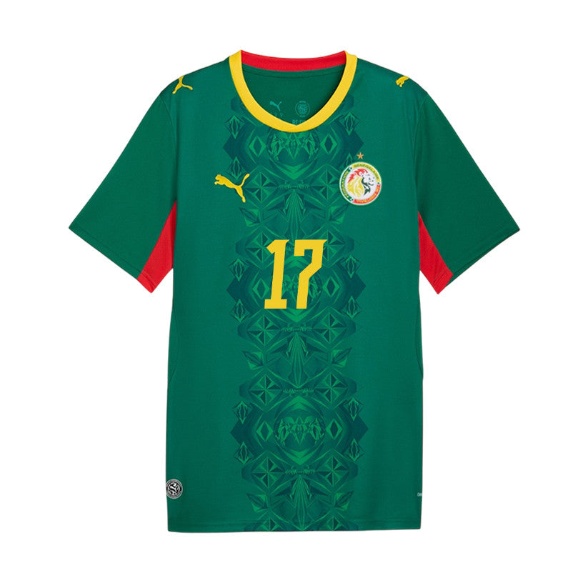 Pape Matar Sarr 17 Youth Senegal National Team 2026 Away Jersey - Green