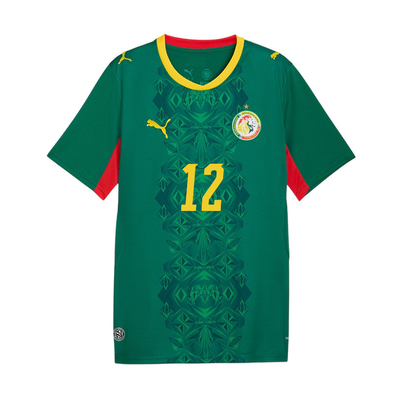 Cherif Ndiaye 12 Youth Senegal National Team 2026 Away Jersey - Green