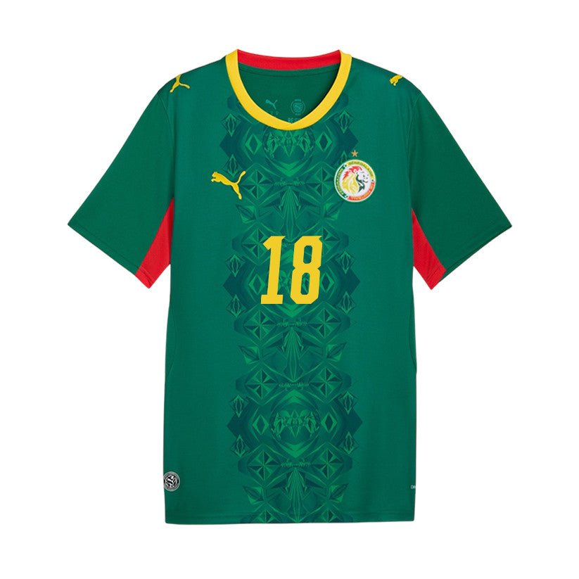Ismaïla Sarr 18 Youth Senegal National Team 2026 Away Jersey - Green
