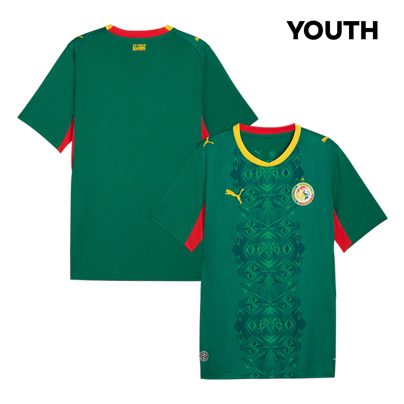 Senegal National Team 2026 Youth Away Jersey - Green