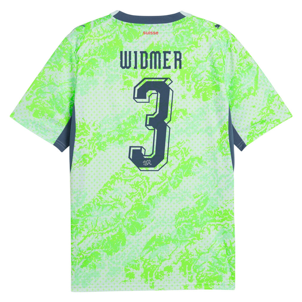 Silvan Widmer 3 Switzerland National Team 2026 Away Jersey - Men, Green