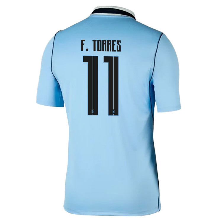 Facundo Torres 11 Uruguay National Team 2026 Home Jersey - Blue, Men