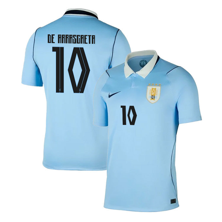 Giorgian de Arrascaeta 10 Uruguay National Team 2026 Home Jersey - Blue, Men