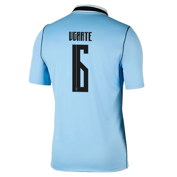 Manuel Ugarte 6 Uruguay National Team 2026 Home Jersey - Blue, Men