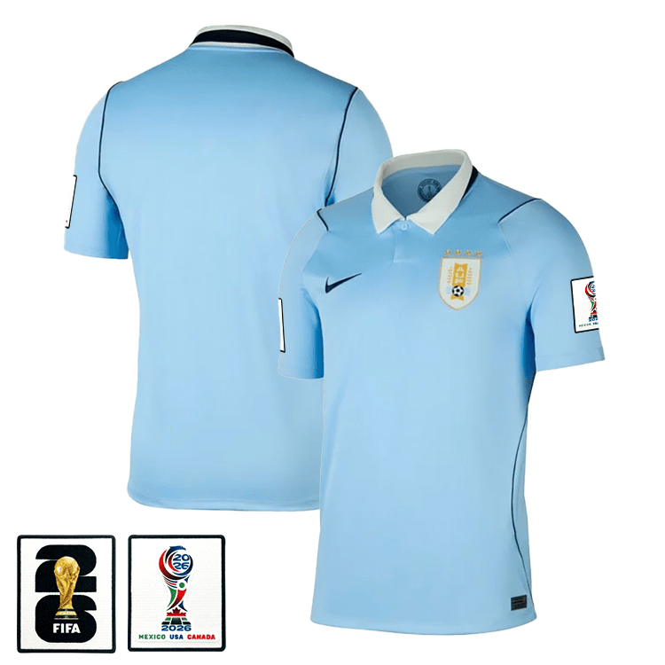 Uruguay National Team 2026 x World Cup Patch Home Jersey - Blue, Men