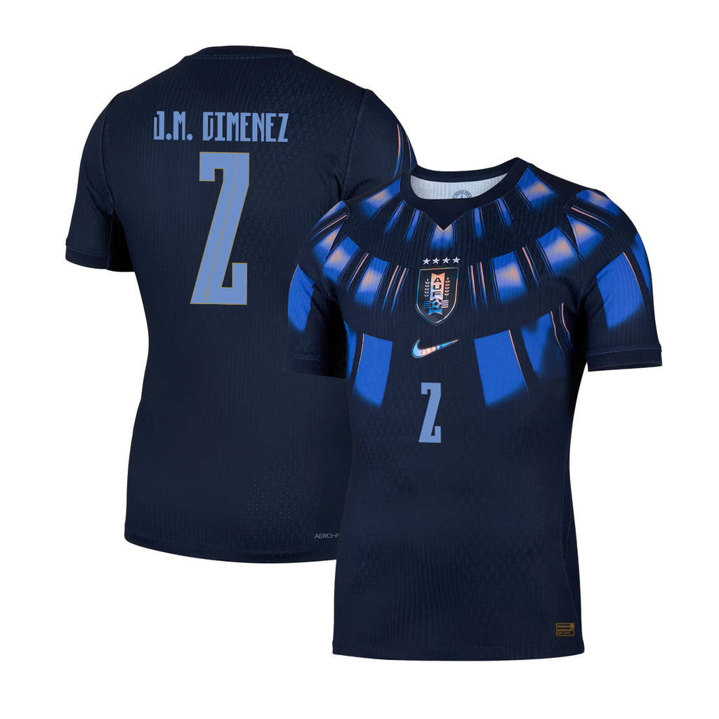 José María Giménez 2 Uruguay National Team 2026 Away Jersey - Navy, Men