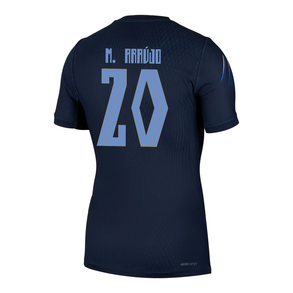 Maximiliano Araújo 20 Uruguay National Team 2026 Away Jersey - Navy, Men