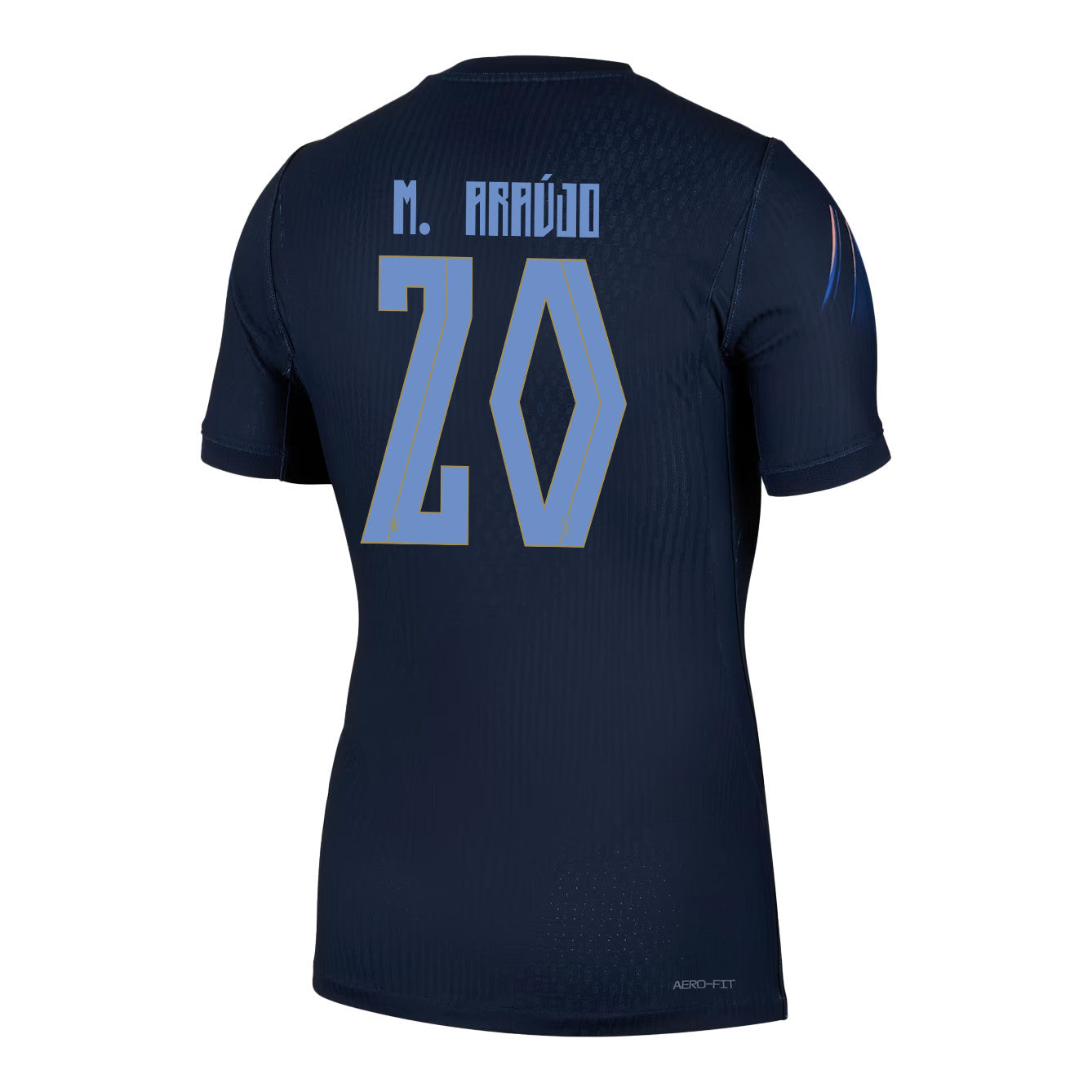 Maximiliano Araújo 20 Uruguay National Team 2026 Away Jersey - Navy, Men