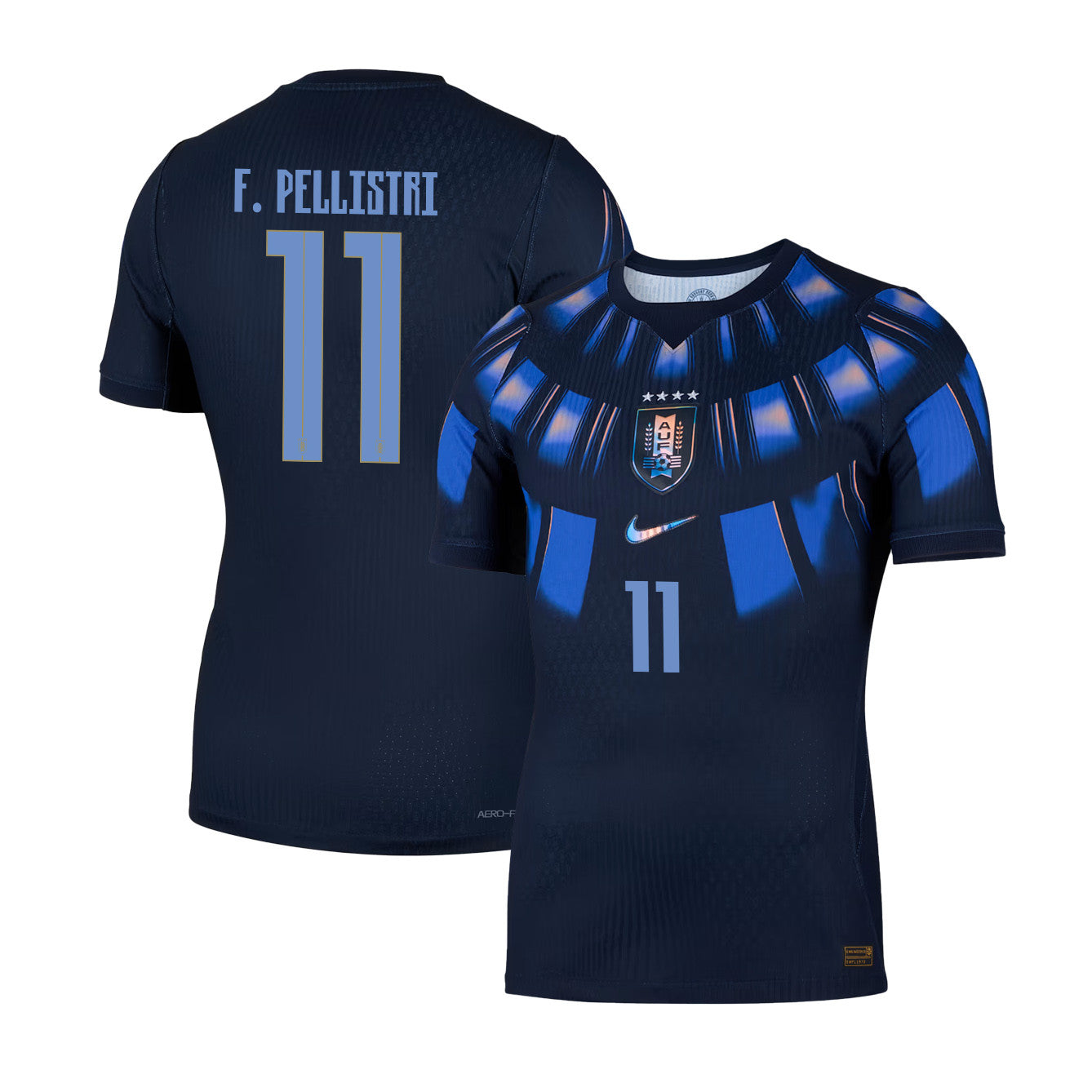 Facundo Pellistri 11 Uruguay National Team 2026 Away Jersey - Navy, Men