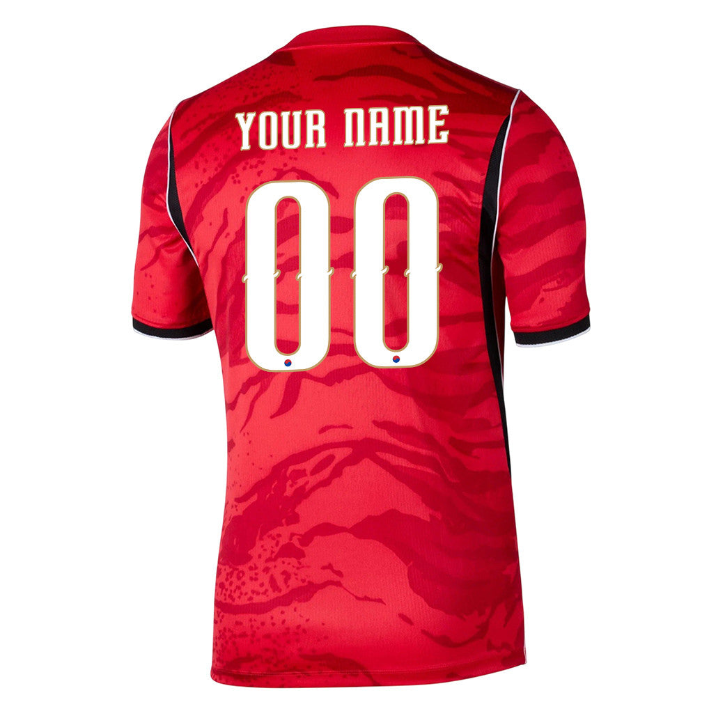 South Korea National Team 2026 Personalized Home Jersey - Red, Men