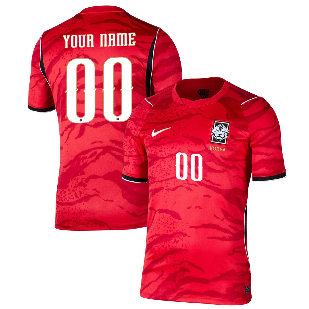 South Korea National Team 2026 Personalized Home Jersey - Red, Men