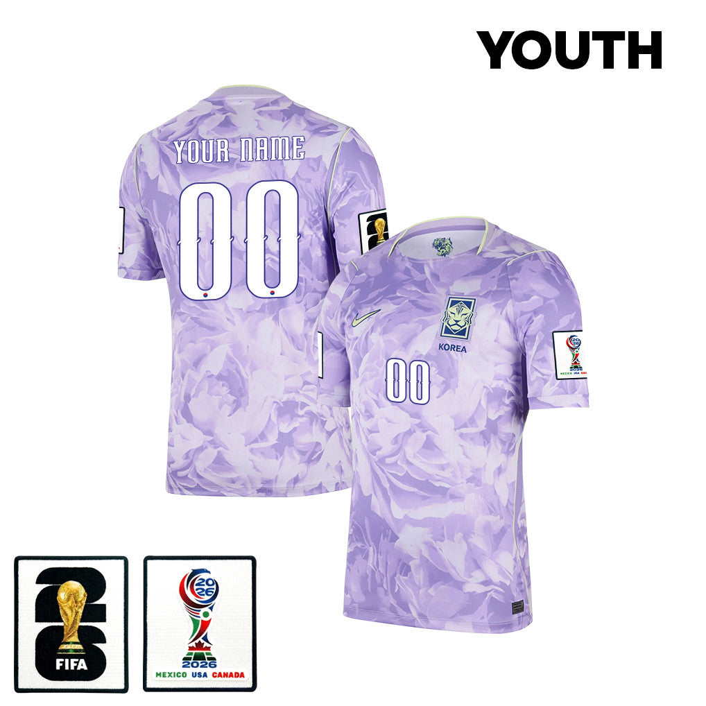 South Korea National Team 2026 Youth Away Jersey - Personalized - Purple