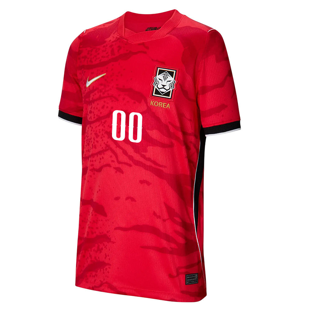 South Korea National Team 2026 Youth Home Jersey - Personalized - Red