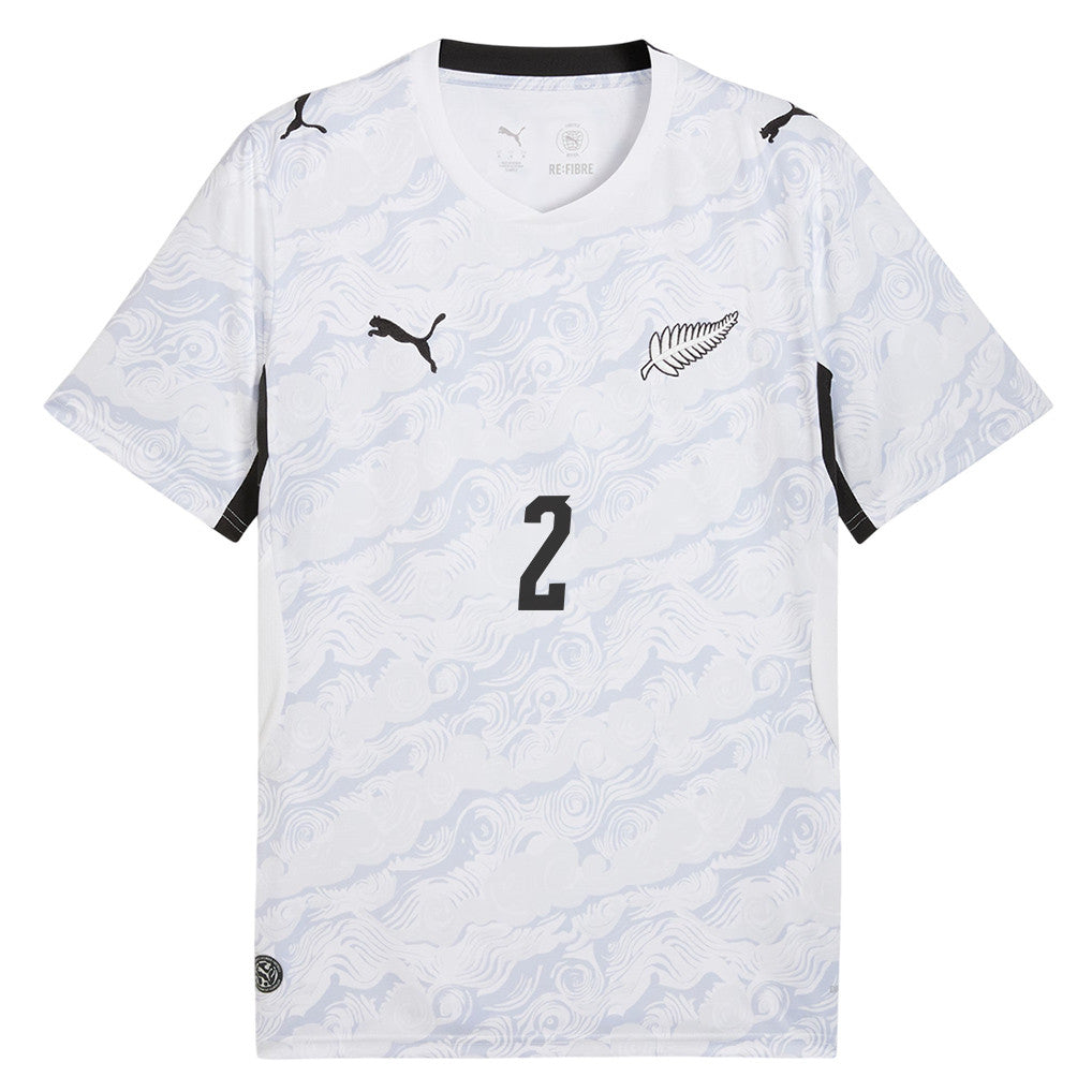 Tim Payne 2 New Zealand National Team 2026 Away Jersey - White, Men