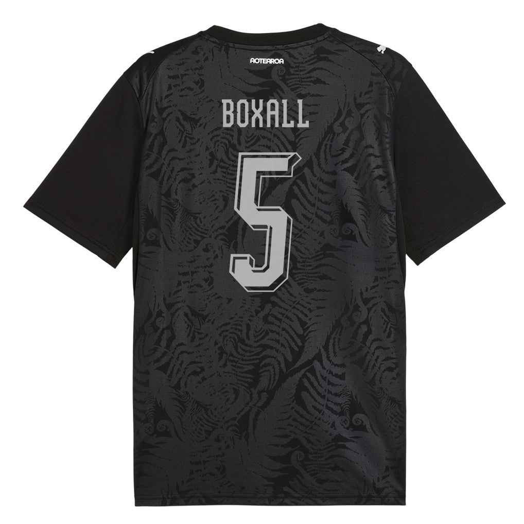 Michael Boxall 5 New Zealand National Team 2026 Home Jersey - Black, Men