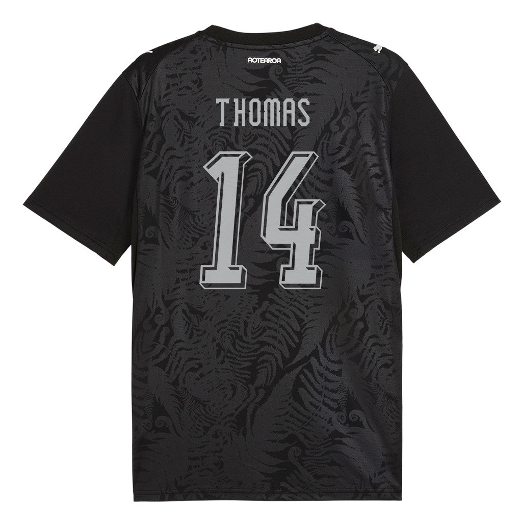 Ryan Thomas 14 New Zealand National Team 2026 Home Jersey - Black, Men