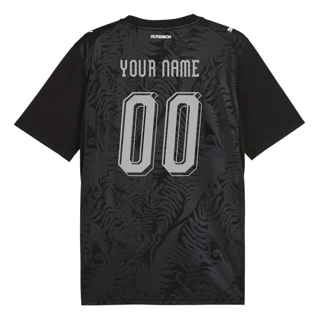 New Zealand National Team 2026 Personalized Home Jersey - Black, Men