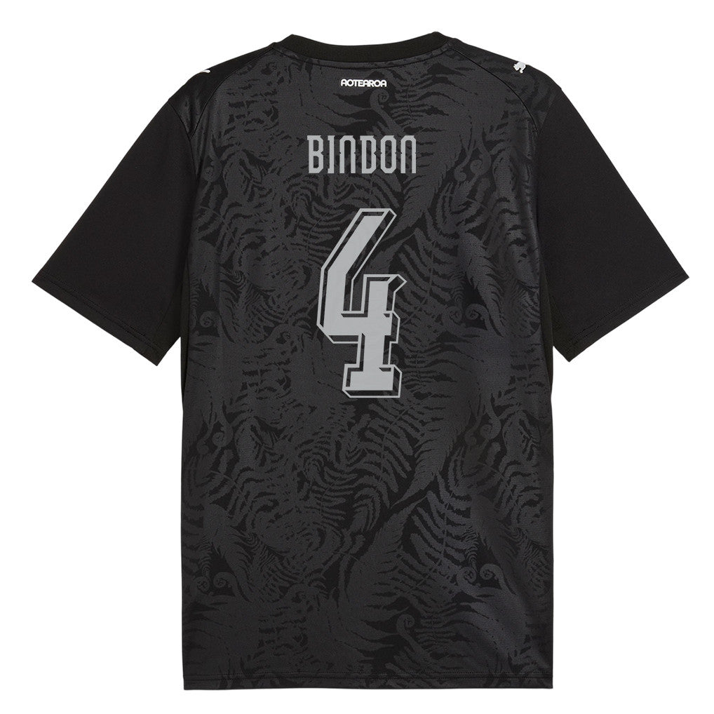 Tyler Bindon 4 Youth New Zealand National Team 2026 Home Jersey -Black