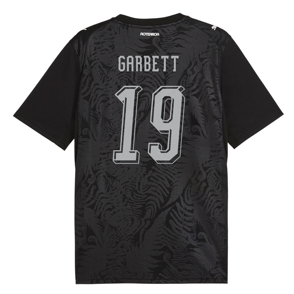 Matthew Garbett 19 Youth New Zealand National Team 2026 Home Jersey -Black