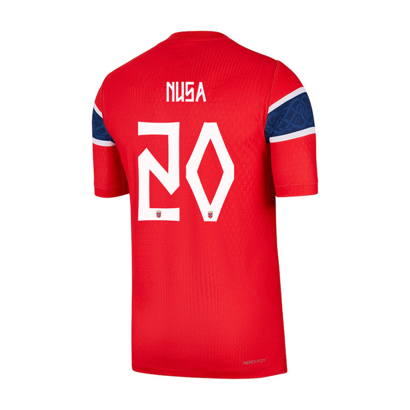 Antonio Nusa 20 Norway National Team 2026 Home Jersey - Red, Men