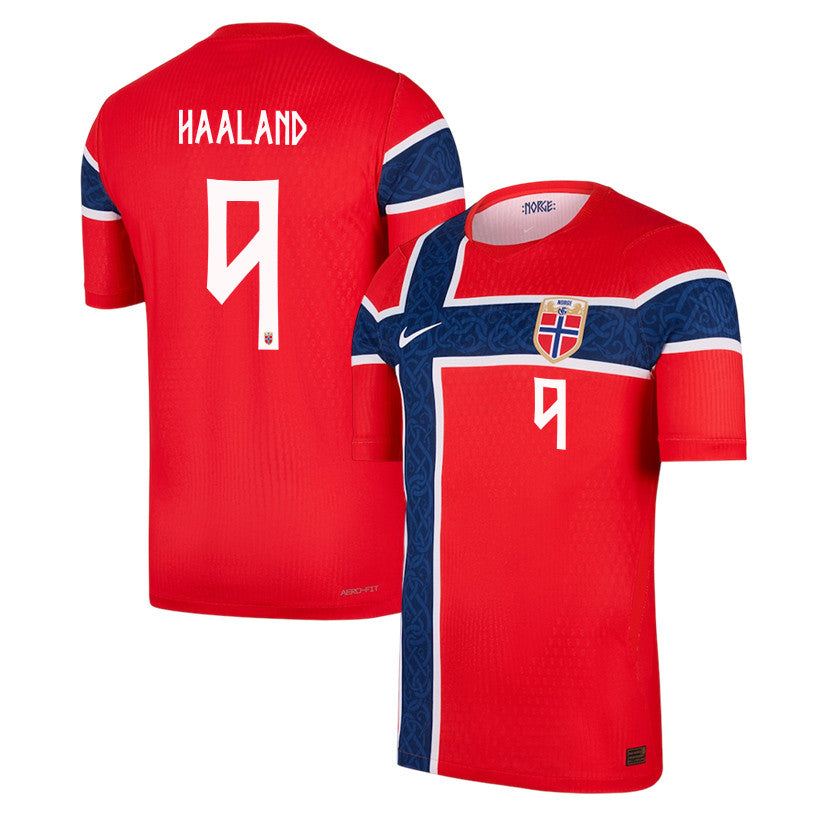 Erling Haaland 9 Norway National Team 2026 Home Jersey - Red, Men