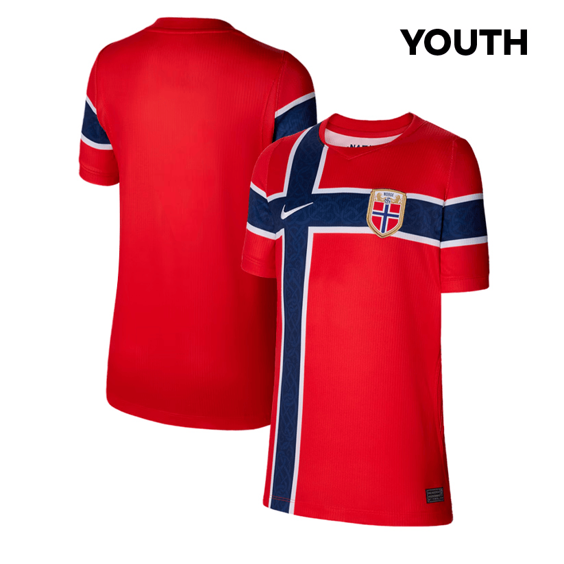 Norway National Team 2026 Youth Home Jersey - Red