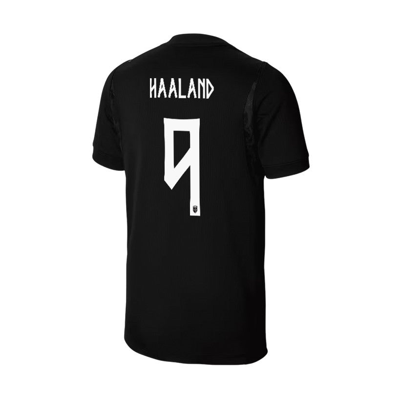 Erling Haaland 9 Youth Norway National Team 2026 Away Jersey - Black