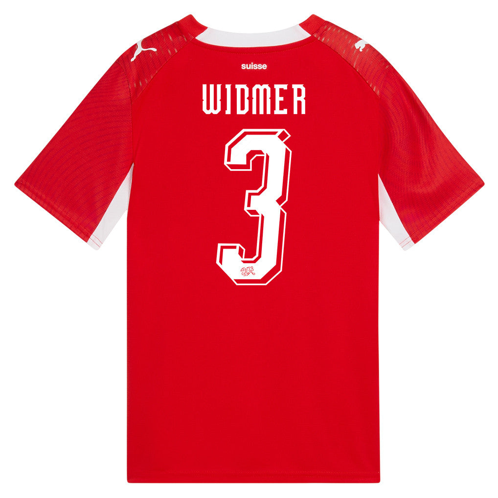 Silvan Widmer 3 Youth Switzerland National Team 2026 Home Jersey - Red
