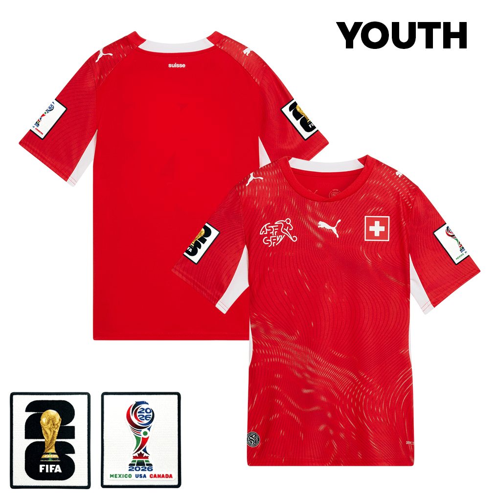 Switzerland National Team 2026 Youth Home Jersey - Red