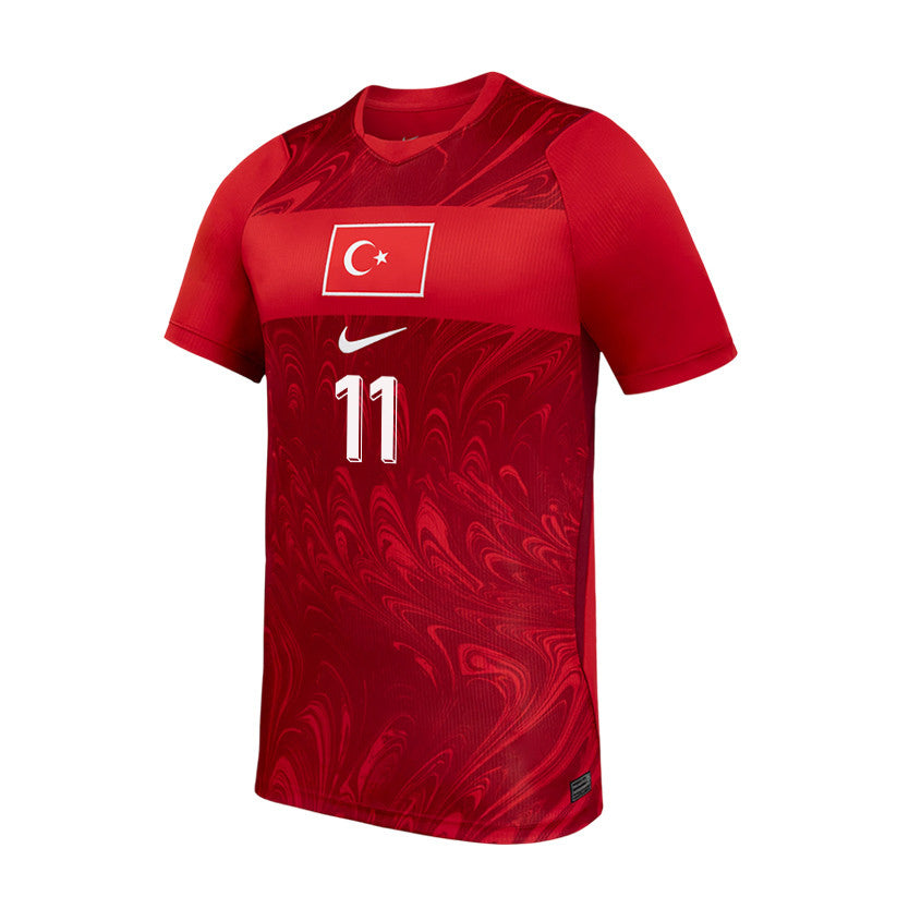 Kenan Yildiz 11 Turkey National Team 2026 Home Jersey - Red, Men