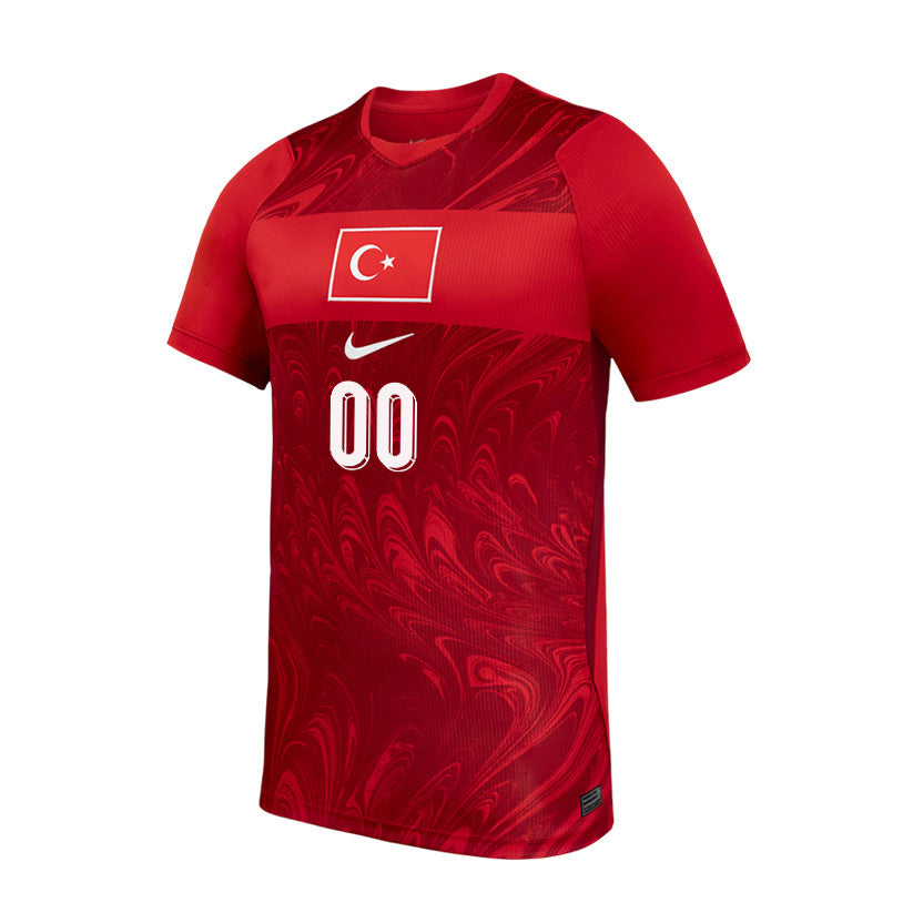 Turkey National Team 2026 Home Jersey - Personalized - Red, Men