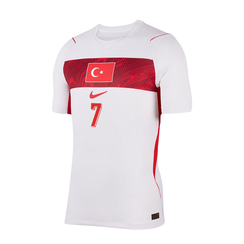 Kerem Akturkoglu 7 Turkey National Team 2026 Away Jersey - White, Men