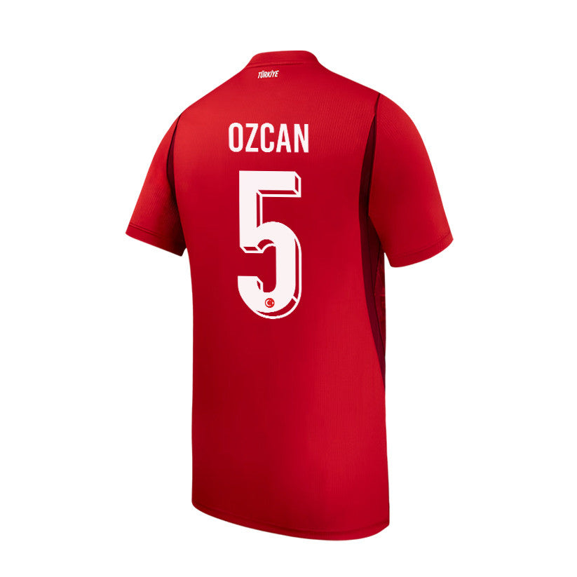 Salih Ozcan 5 Youth Turkey National Team 2026 Home Jersey - Red