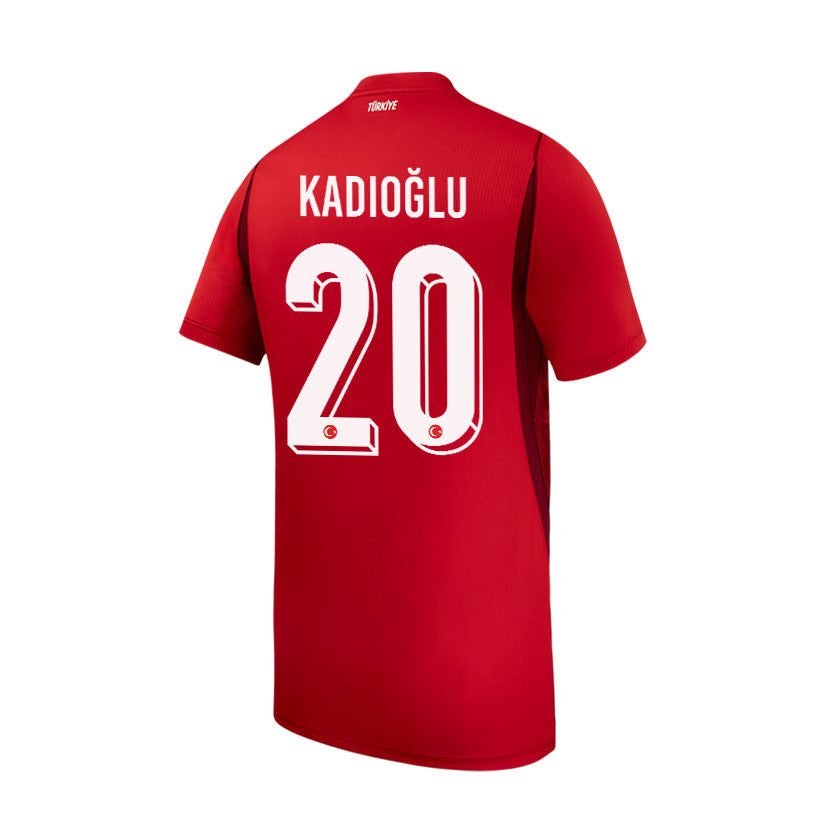 Ferdi Kadioglu 20 Youth Turkey National Team 2026 Home Jersey - Red