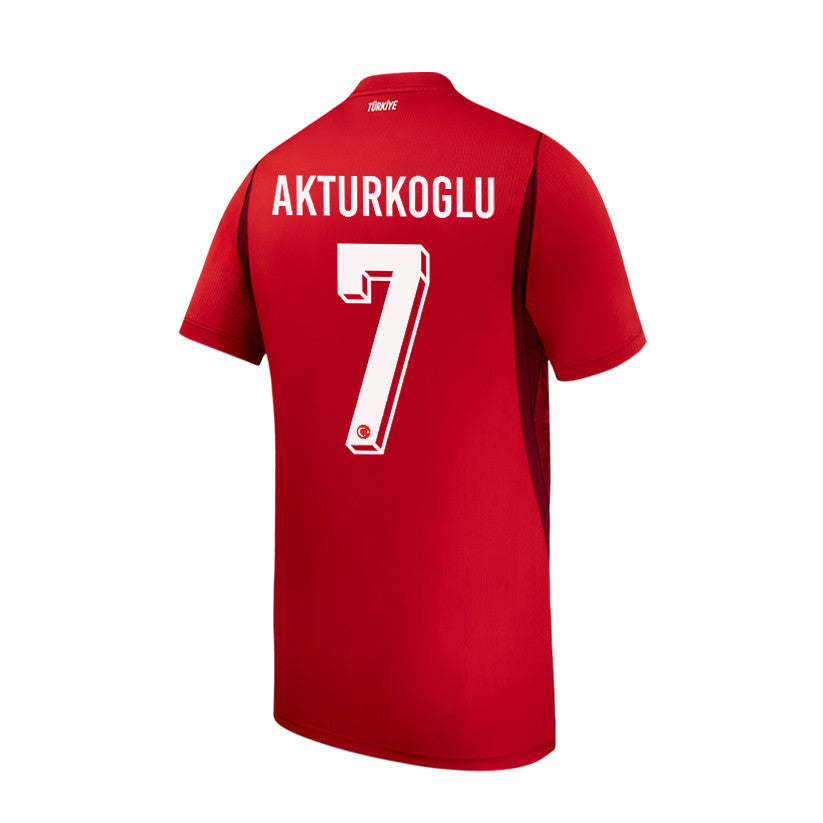 Kerem Akturkoglu 7 Youth Turkey National Team 2026 Home Jersey - Red