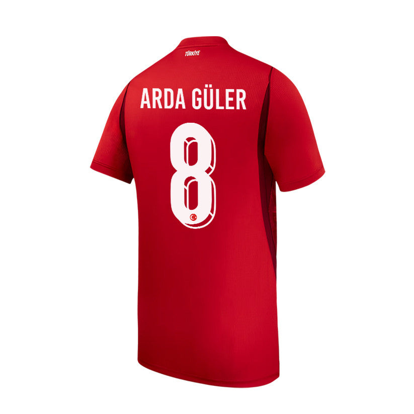 Arda Guler 8 Youth Turkey National Team 2026 Home Jersey - Red
