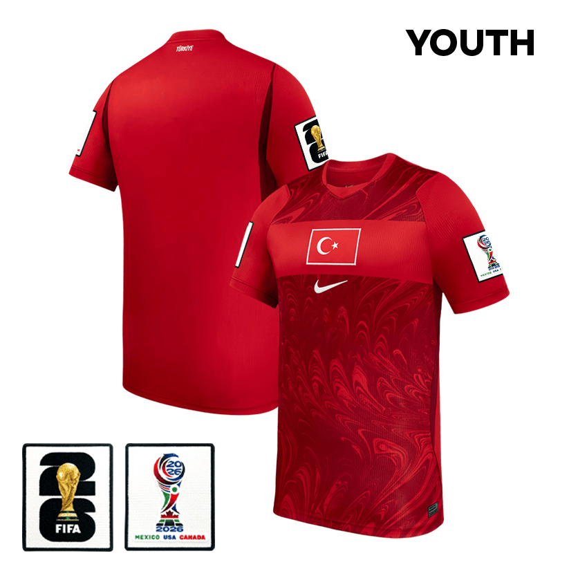 Turkey National Team 2026 Youth Home Jersey - Red