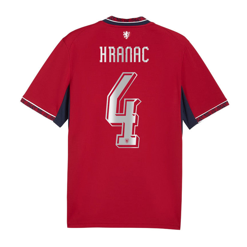 Robin Hranac 4 Czech Republic National Team 2026 Home Jersey - Red, Men