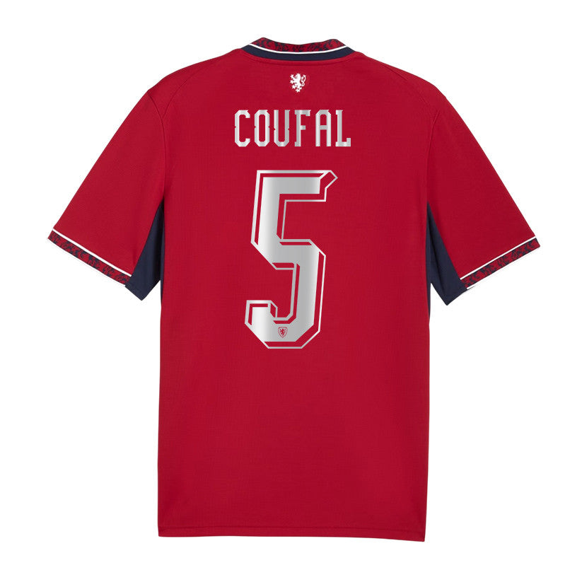 Vladimir Coufal 5 Czech Republic National Team 2026 Home Jersey - Red, Men