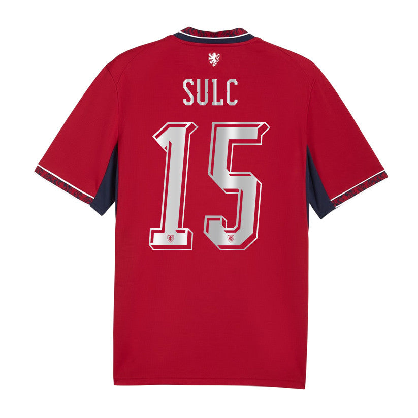 Pavel Sulc 15 Czech Republic National Team 2026 Home Jersey - Red, Men