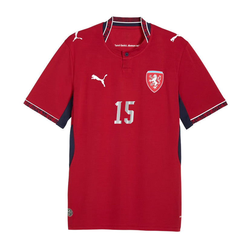 Pavel Sulc 15 Czech Republic National Team 2026 Home Jersey - Red, Men