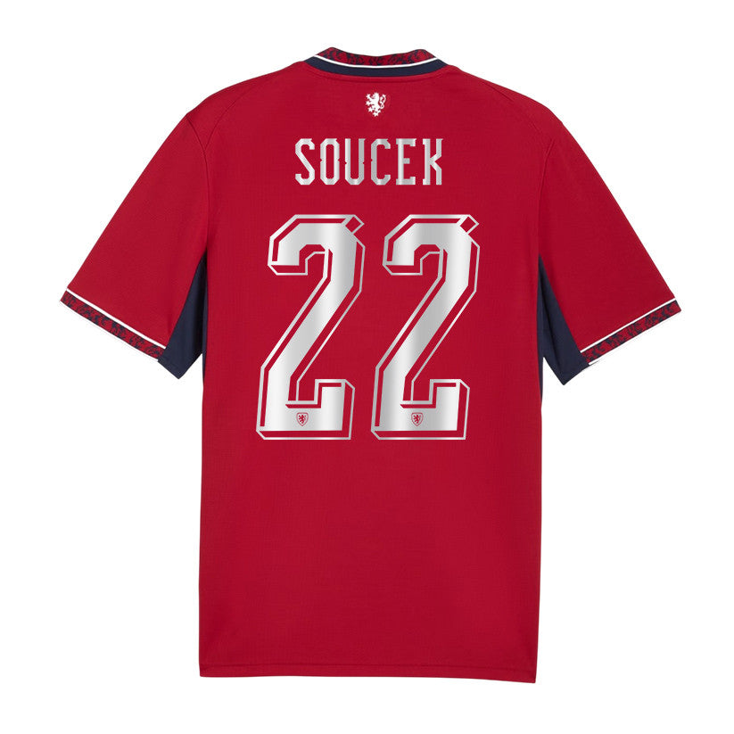 Tomas Soucek 22 Czech Republic National Team 2026 Home Jersey - Red, Men