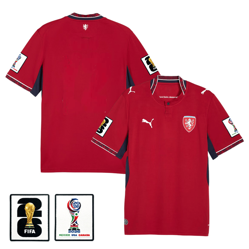 Czech Republic National Team 2026 Home Jersey - Red, Men